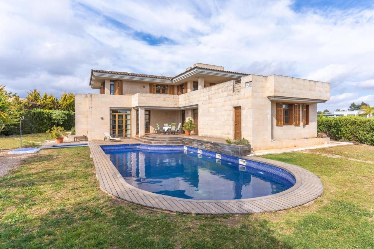 Villa De Lujo Con Piscina, Jacuzzi, Jardin Y Terraza Marratxi Exterior photo