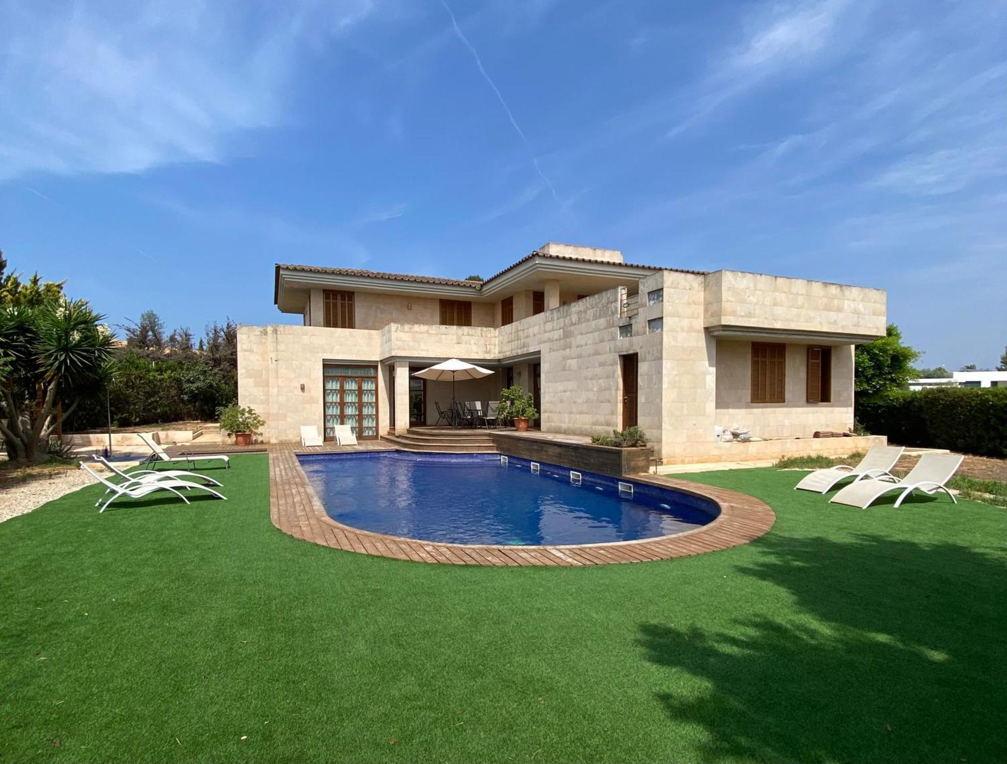 Villa De Lujo Con Piscina, Jacuzzi, Jardin Y Terraza Marratxi Exterior photo